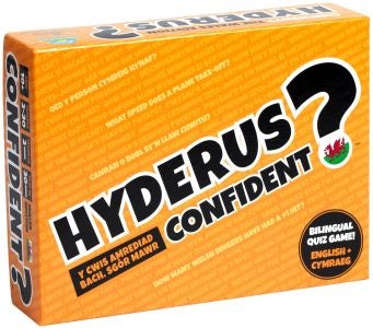Cover image for Hyderus? Confident? Gêm Gwis Ddwyieithog am Gymru, isbn: 0113700763