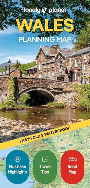 Cover image for Lonely Planet Wales Planning Map, isbn: 9781788688987