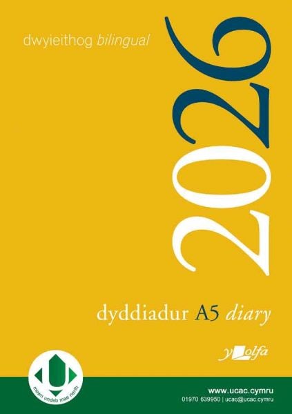 Cover image for Dyddiadur Addysg A5 Y Lolfa 2026 Diary, isbn: 9781800997325