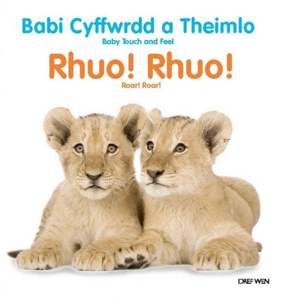 Cover image for Babi Cyffwrdd a Theimlo/Baby Touch and Feel: Rhuo! Rhuo!/Roar! Roar!, isbn: 9781855969889