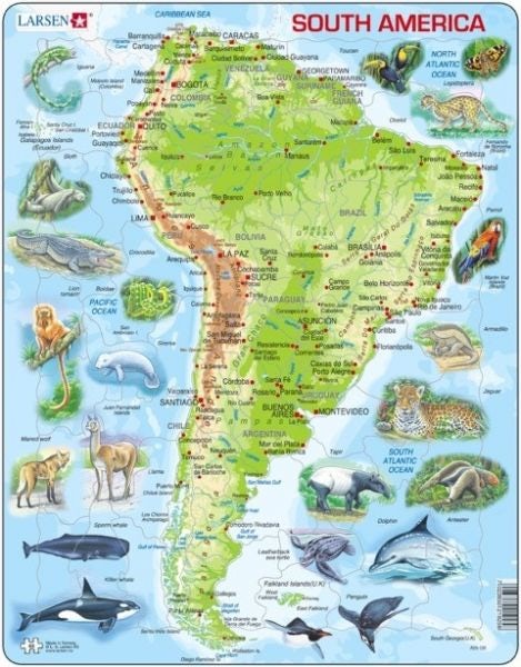 Cover image for Map of South America, isbn: 9781910574454