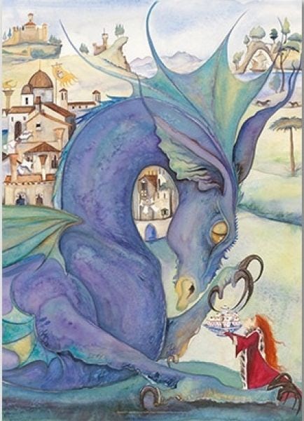 Cover image for Jackie Morris Poster: Tell Me a Dragon, isbn: 9781912654192