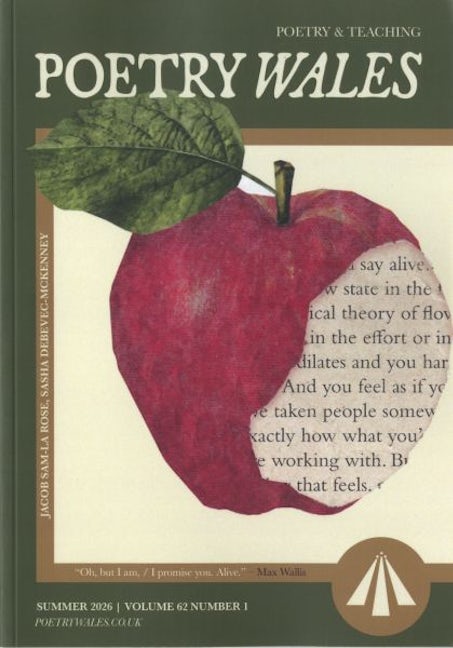 Cover image for Poetry Wales 62, (1, Summer 2026), isbn: L800322202