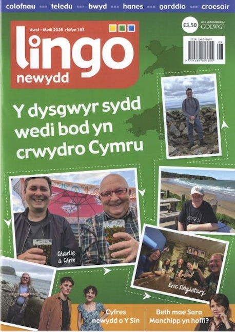 Cover image for Lingo Newydd 163 (Awst/Medi 2026), isbn: O977127714