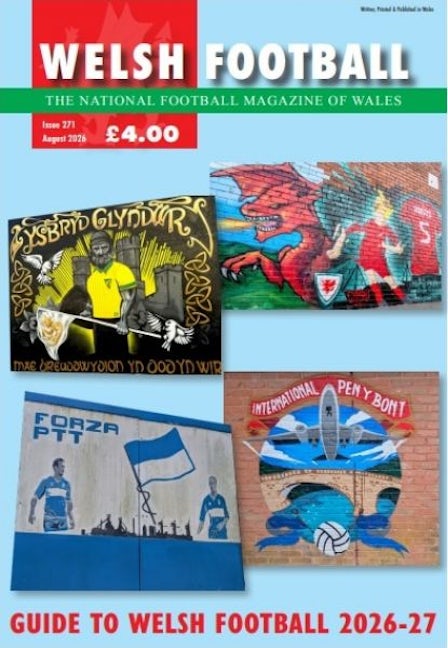 Cover image for Welsh Football 271 (August 2026), isbn: Y628282828