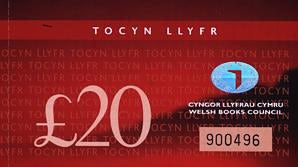 Cover image for Tocyn Llyfr Cymraeg: 20 Punt / 20 Pounds, isbn: 8888039821
