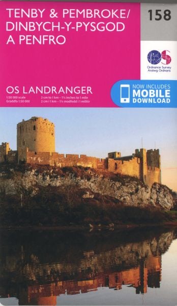 Cover image for O.S. Landranger 158 Tenby and Pembroke/Dinbych-y-Pysgod a Penfro, isbn: 9780319262566