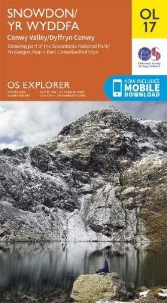 Cover image for O.S. Explorer OL 17 Snowdon/Wyddfa, Yr, isbn: 9780319263532
