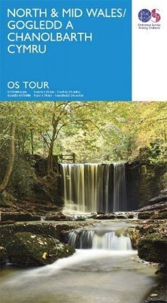 Cover image for O.S. Tour Map North & Mid Wales/Gogledd a Chanolbarth Cymru, isbn: 9780319263600