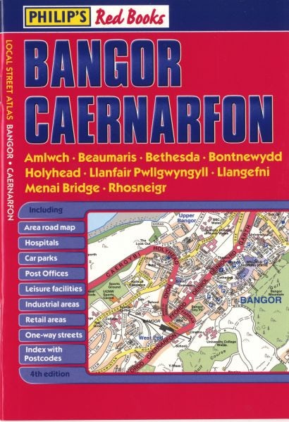 Cover image for Philip's Red Book Bangor/Caernarfon, isbn: 9780540094035