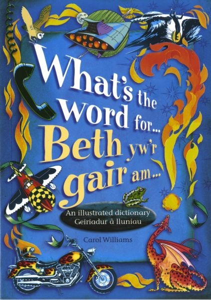 Cover image for What's the Word For...?/Beth Yw'r Gair Am...? - An Illustrated Dictionary/Geiriadur â Lluniau, isbn: 9780708317365