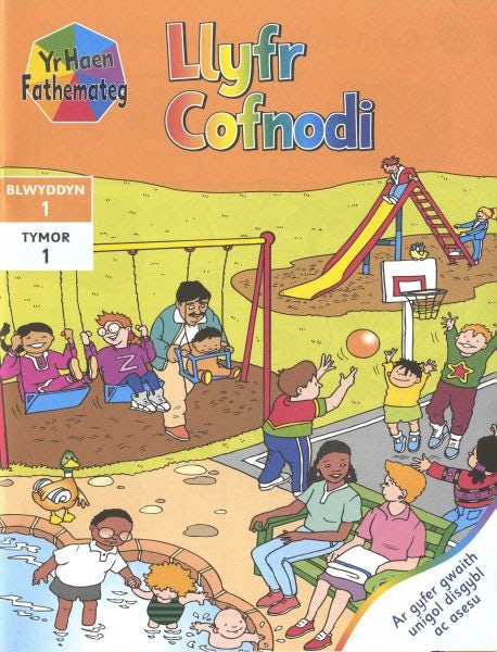 Cover image for Haen Fathemateg, Yr: Blwyddyn 1, Tymor 1 - Llyfr Cofnodi, isbn: 9780861743780