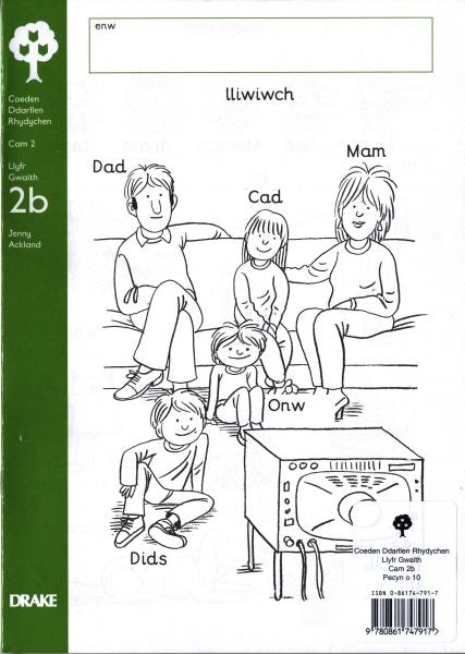 Cover image for Coeden Ddarllen Rhydychen: Cam 2 - Llyfr Gwaith 2B (Pecyn), isbn: 9780861747917