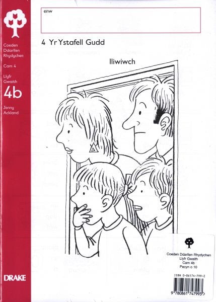 Cover image for Coeden Ddarllen Rhydychen: Cam 4 - Llyfr Gwaith 4B (Pecyn), isbn: 9780861747993