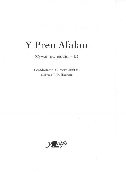 Cover image for Y Pren Afalau (Cywair Gwreiddiol D), isbn: 9780862430917