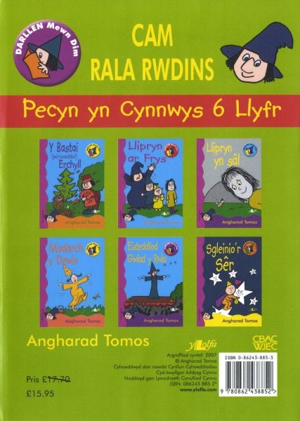 Cover image for Cyfres Darllen Mewn Dim: Cam Rala Rwdins:Pecyn (6 Cyfrol), isbn: 9780862438852