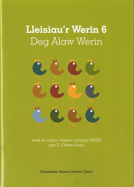 Cover image for Lleisiau'r Werin 6 - Deg Alaw Werin, isbn: 9780953255566