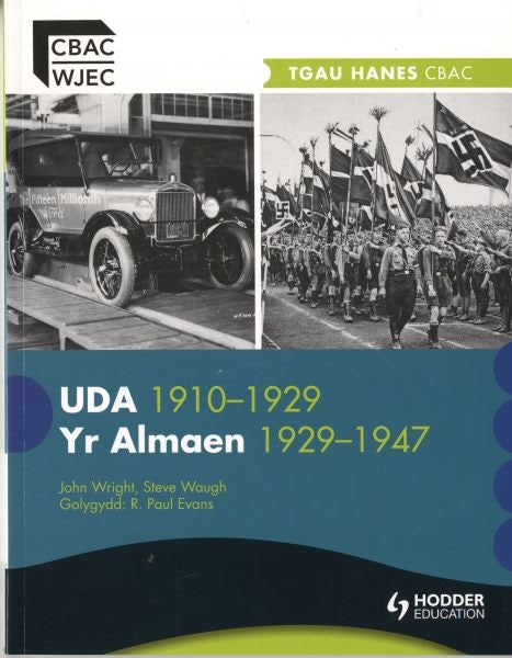 Cover image for UDA 1910-1928/Yr Almaen 1929-1947, isbn: 9781444142501