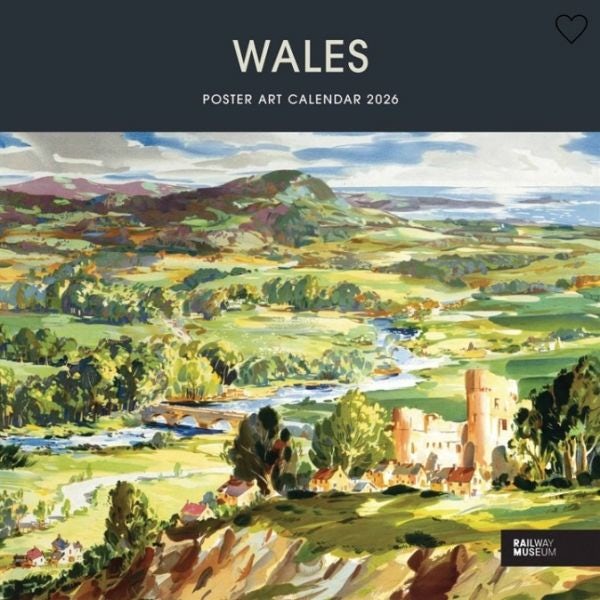Cover image for Wales Poster Art Calendar 2026, isbn: 9781529846812