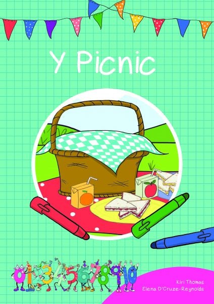 Cover image for Cyfres Cymeriadau Difyr: Stryd y Rhifau - Picnic, Y, isbn: 9781783901692