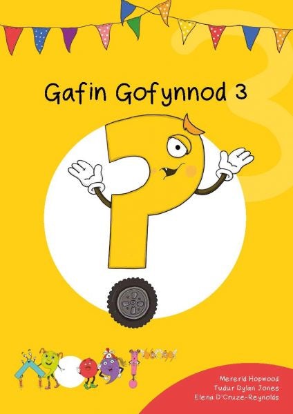 Cover image for Cyfres Cymeriadau Difyr: Glud y Geiriau - Gafin Gofynnod 3, isbn: 9781783901920