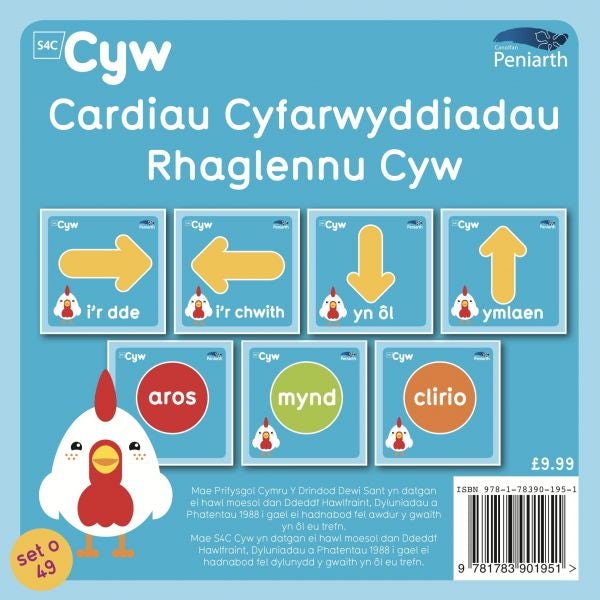 Cover image for Matiau Rhaglennu Cyw: Cardiau Cyfarwyddiadau Rhaglennu Cyw, isbn: 9781783901951