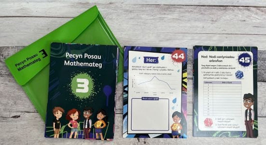 Cover image for Pecyn Posau Mathemateg 3, isbn: 9781783903764