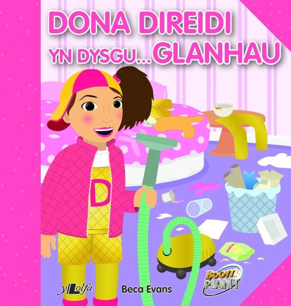 Cover image for Dona Direidi yn Dysgu Glanhau, isbn: 9781784613174