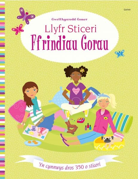 Cover image for Llyfr Sticeri Ffrindiau Gorau, isbn: 9781785621147