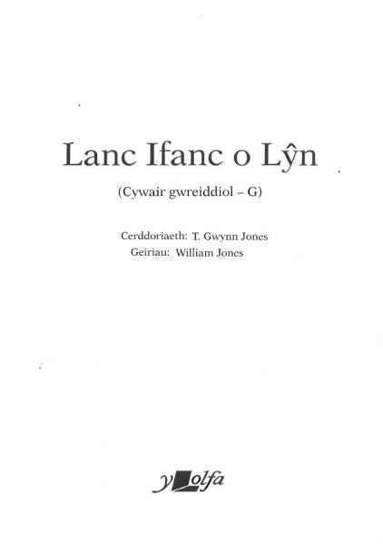 Cover image for Lanc Ifanc o Lŷn (Cywair Gwreiddiol - G), isbn: 9781800993242