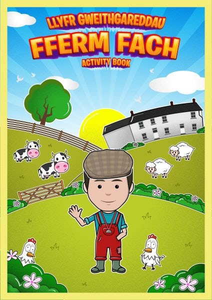 Cover image for Llyfr Gweithgareddau Fferm Fach, isbn: 9781800996984