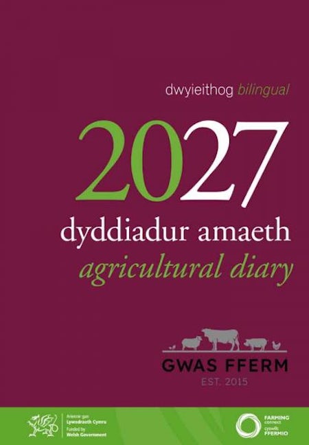 Cover image for Dyddiadur Amaeth 2027, isbn: 9781800999374