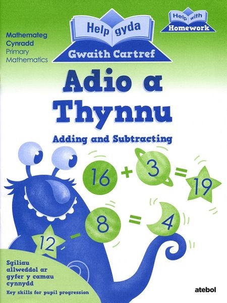 Cover image for Help gyda Gwaith Cartref - Adio a Thynnu, isbn: 9781801060981