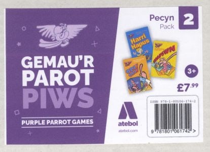 Cover image for Pecyn Gemau'r Parot Piws 2, isbn: 9781801061742