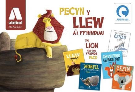 Cover image for Pecyn y Llew a'i Ffrindiau / The Lion and his Friends Pack, isbn: 9781801062145