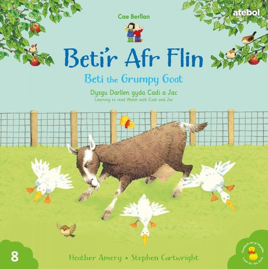 Cover image for Cyfres Cae Berllan: Beti'r Afr Flin / Beti the Grumpy Goat, isbn: 9781801062350
