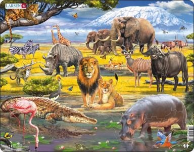 Cover image for Jig-So Safana / Savanna Jigsaw, isbn: 9781801064125