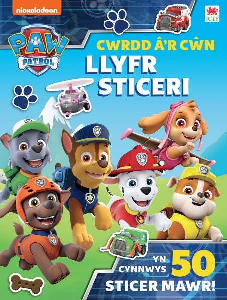 Cover image for Paw Patrol: Cwrdd â'r Cŵn - Llyfr Sticeri, isbn: 9781804163603