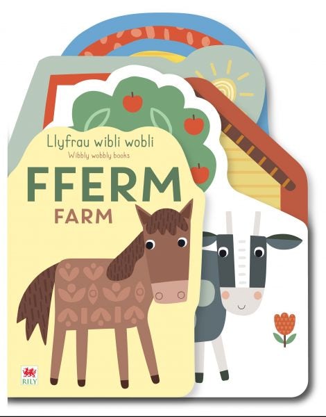 Cover image for Llyfrau Wibli Wobli: FFERM / Wibbly Wobbly Books: FARM, isbn: 9781804164068
