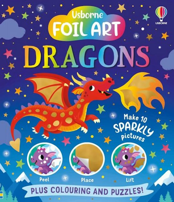 Cover image for Foil Art: Dragons, isbn: 9781836046400