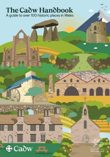 Cover image for The Cadw Handbook: A guide to over 100 historic places in Wales, isbn: 9781837153695