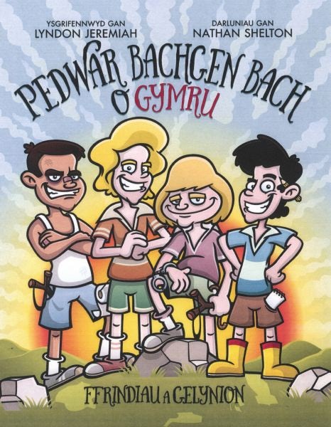 Cover image for Pedwar Bachgen Bach o Gymru, isbn: 9781838271350