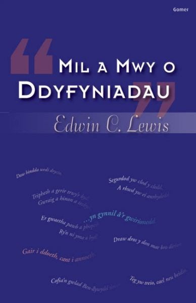 Cover image for Mil a Mwy o Ddyfyniadau, isbn: 9781843237105