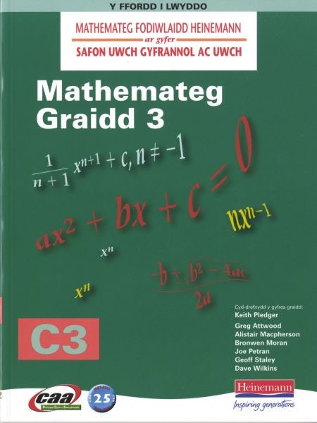 Cover image for Mathemateg Fodiwlaidd Heinemann: Mathemateg Graidd 3 - C3, isbn: 9781845211066
