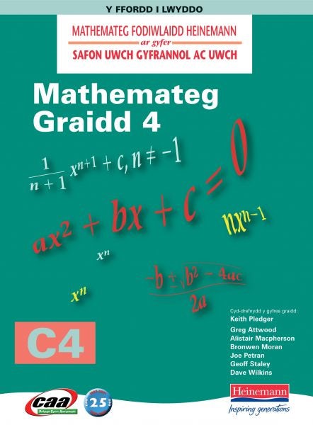 Cover image for Mathemateg Fodiwlaidd Heinemann: Mathemateg Graidd 4 - C4, isbn: 9781845211073