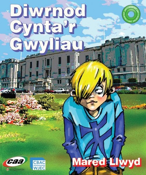 Cover image for Pen-i-Waered: Llyfrgell Genedlaethol Cymru/Diwrnod Cynta'r Gwyliau, isbn: 9781845214029