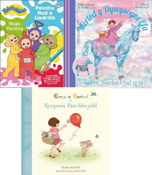 Cover image for Pecyn Bargen Sglein, Cerys a Teletubbies, isbn: 9781849672993