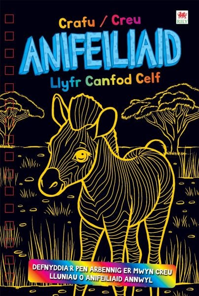 Cover image for Llyfr Canfod Celf: Crafu/Creu Anifeiliaid, isbn: 9781849673945