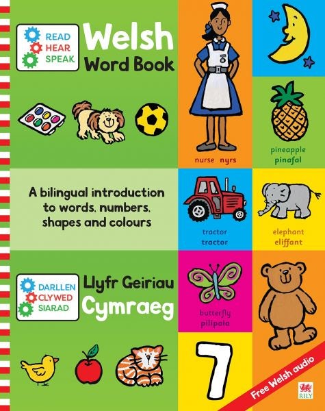 Cover image for Darllen, Clywed, Siarad: Llyfr Geiriau Cymraeg / Read, Hear, Speak: Welsh Word Book, isbn: 9781849675765