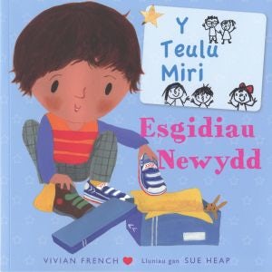 Cover image for Y Teulu Miri: Esgidiau Newydd, isbn: 9781855969407